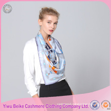 Wholesale fashion printed factory price echo silk scarf